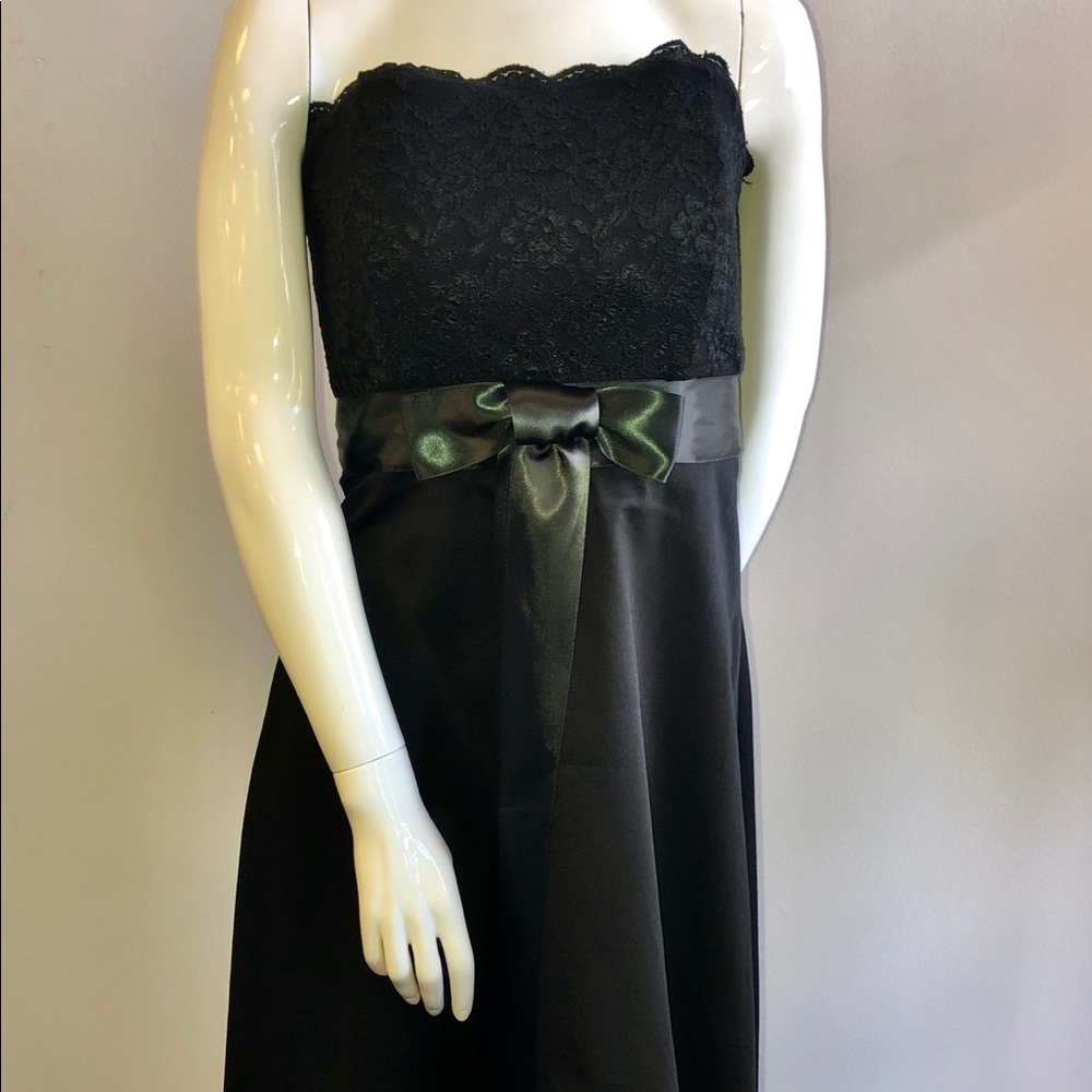 Midi Black Lace Dress